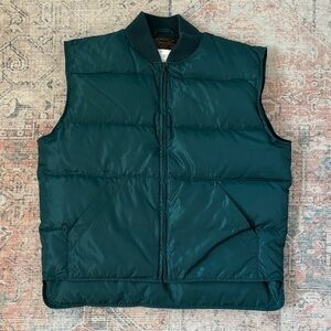 Eddie Bauer Men's Goose Down Quilted Puffer Vest Size Medium
